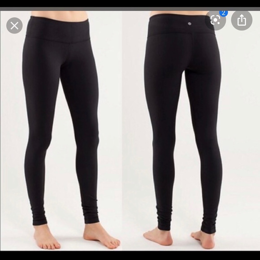 Black Lululemon Wunder Under